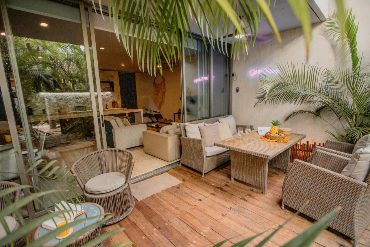 Ideal 4 Groups Aldeazama 2Br 10Pax Apt Papaya Playa Тулум Екстер'єр фото